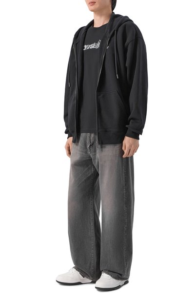 Хлопковая футболка OFF-WHITE, арт. 0MAA027S26JER007, фото 2