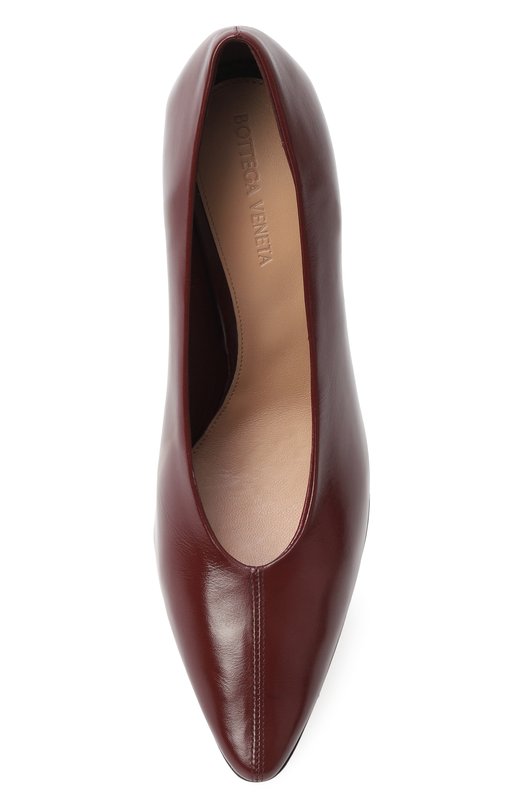 Кожаные туфли Sofia Bottega Veneta 827710/V3H90 Бордовый  827710/V3H90 Фото 6