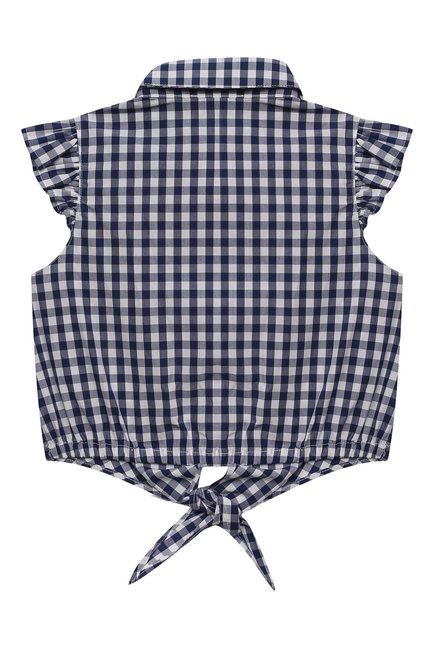 Хлопковая блузка SONIA RYKIEL ENFANT, арт. 21S1SH02