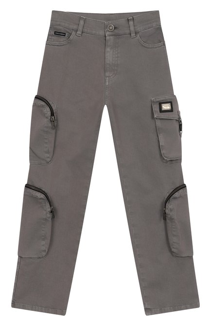 Хлопковые брюки DOLCE & GABBANA, арт. L42F68/LY076/8-12+