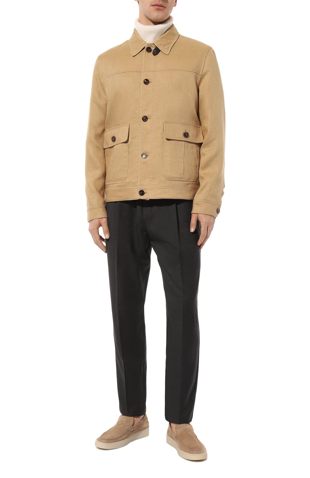 Куртка-рубашка изо льна и хлопка BRIONI, арт. SLS50L/P1101, фото 2