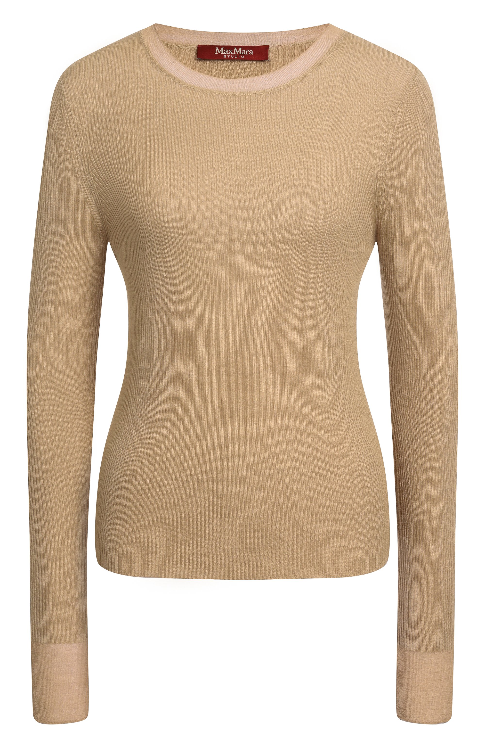 Пуловер из шелка и шерсти MAX MARA STUDIO, арт. GIGANTE, фото 1