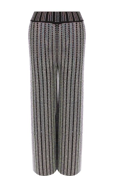 Женские укороченные брюки свободного кроя с пайетками GUCCI, арт. 501414/X9M91