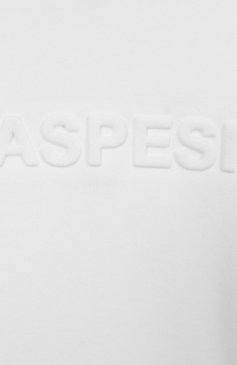 Детский хлопковое худи ASPESI белого цвета, арт. S25007MFM0123/14A-16A | Фото 3 (Рукава: Длинные; Материал внешний: Хлопок; Мальчики Кросс-КТ: Худи-одежда; Ростовка одежда: 13 - 15 лет | 158 см, 16 лет | 164 см)