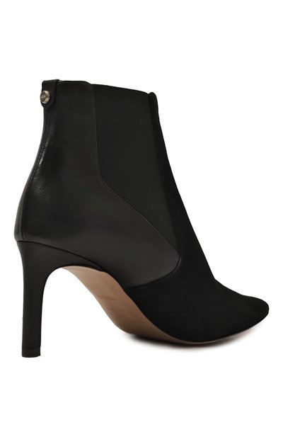 Замшевые ботильоны BOSS черного цвета по цене 34550 руб., арт. 50523359, фото 5 Замшевые ботильоны BOSS, арт. 50523359, фото 5