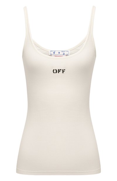 Женская хлопковая майка OFF-WHITE, арт. 0WAD072C99JER001