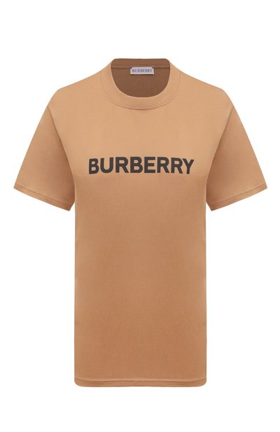 Женская хлопковая футболка BURBERRY, арт. 8080427