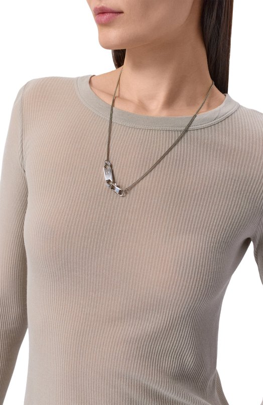 Колье MM6 SM6UU0081 P8371 Серебряный  SM6UU0081 P8371 Фото 2