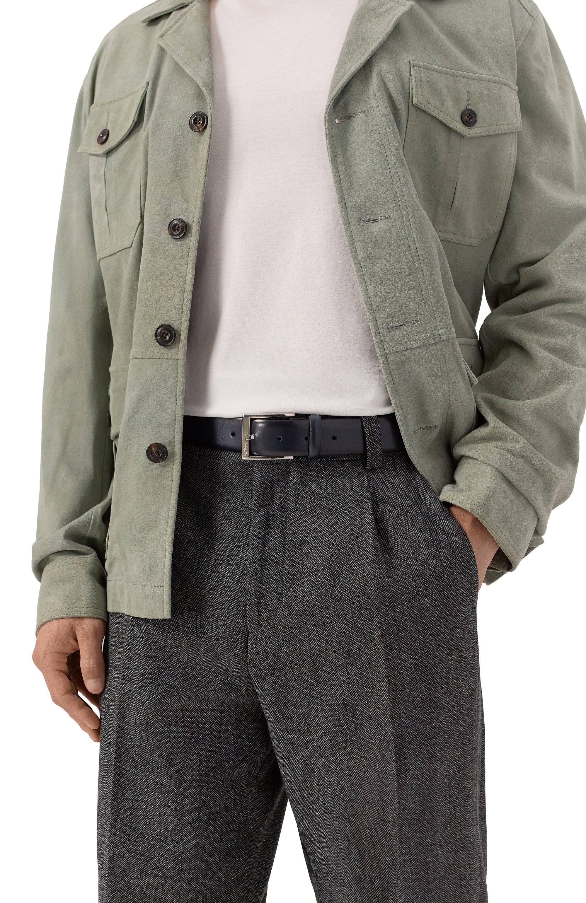 Кожаный ремень BOSS, арт. 50482241, фото 2