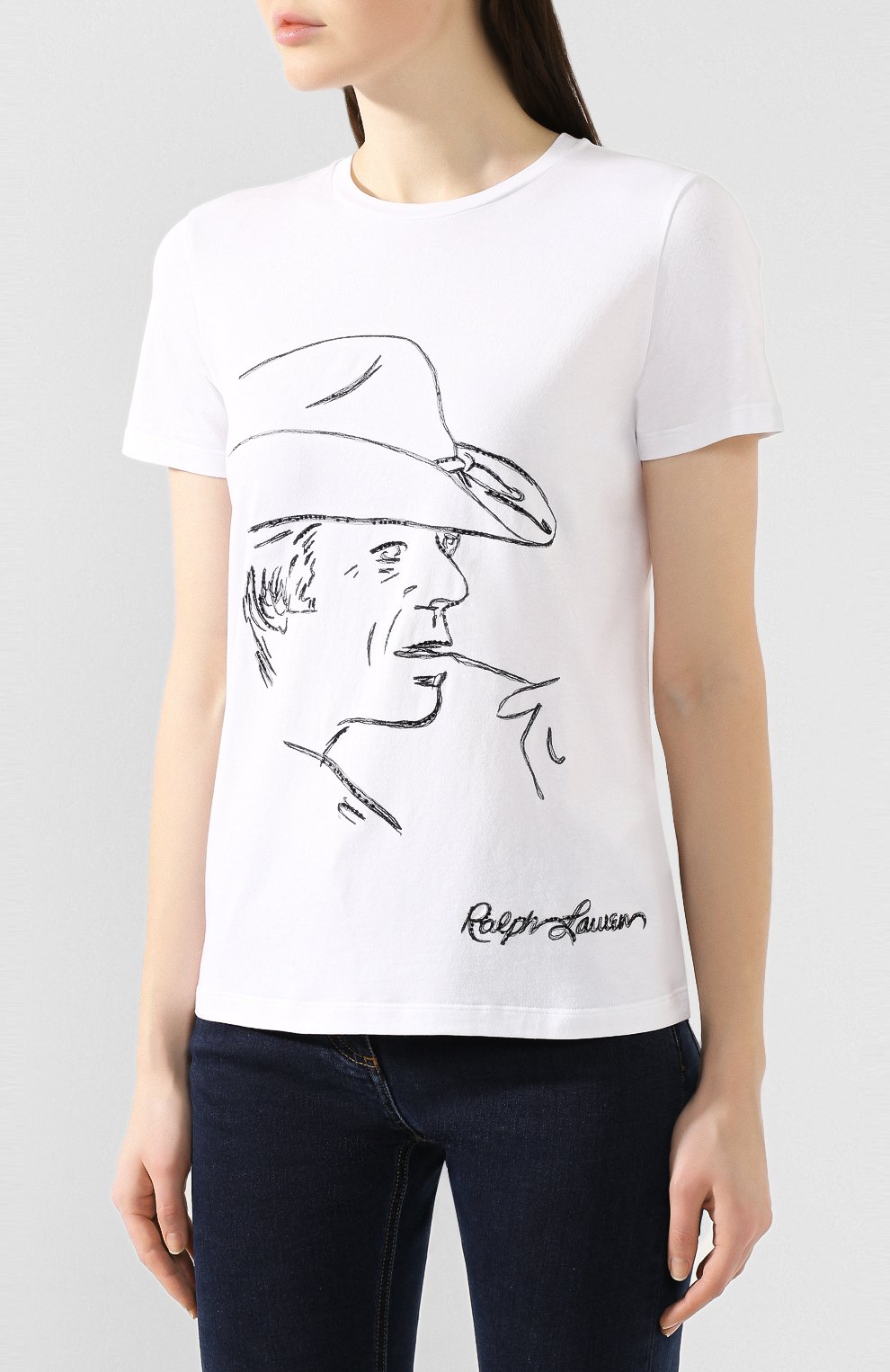 Хлопковая футболка RALPH LAUREN, арт. 290798163, фото 3