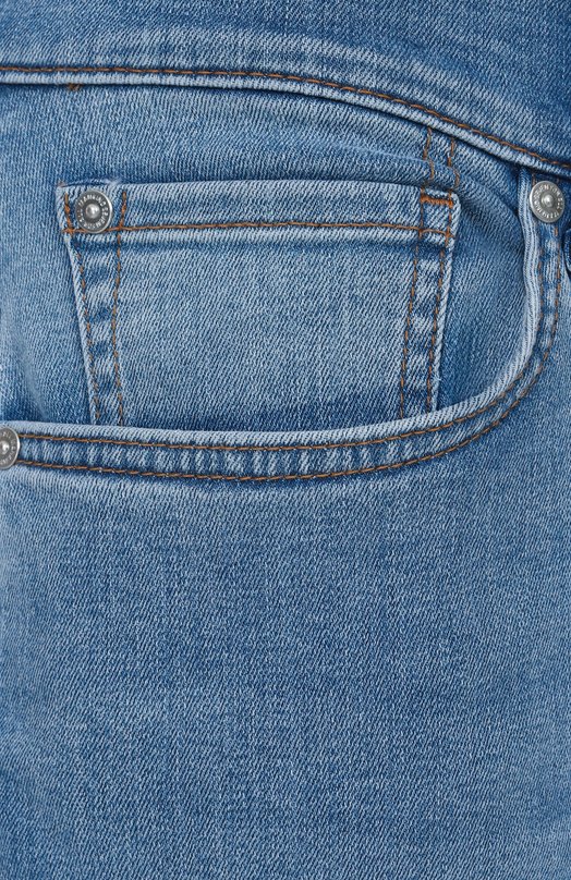 Джинсы Slimmy 7 For All Mankind 7TC40C491DT Голубой  7TC40C491DT Фото 6