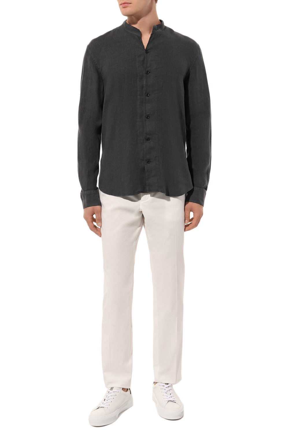 Льняная рубашка HANNES ROETHER, арт. T029PAS.608, фото 2