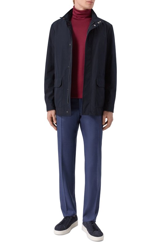 Хлопковая водолазка Van Laack VL-PELIN01-XX/180031 Бордовый  VL-PELIN01-XX/180031 Фото 2