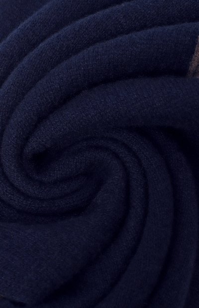 Двусторонний шарф из кашемира ANDREA CAMPAGNA темно-синего цвета по цене 45950 руб., арт. 15513, фото 4 Двусторонний шарф из кашемира ANDREA CAMPAGNA, арт. 15513, фото 4