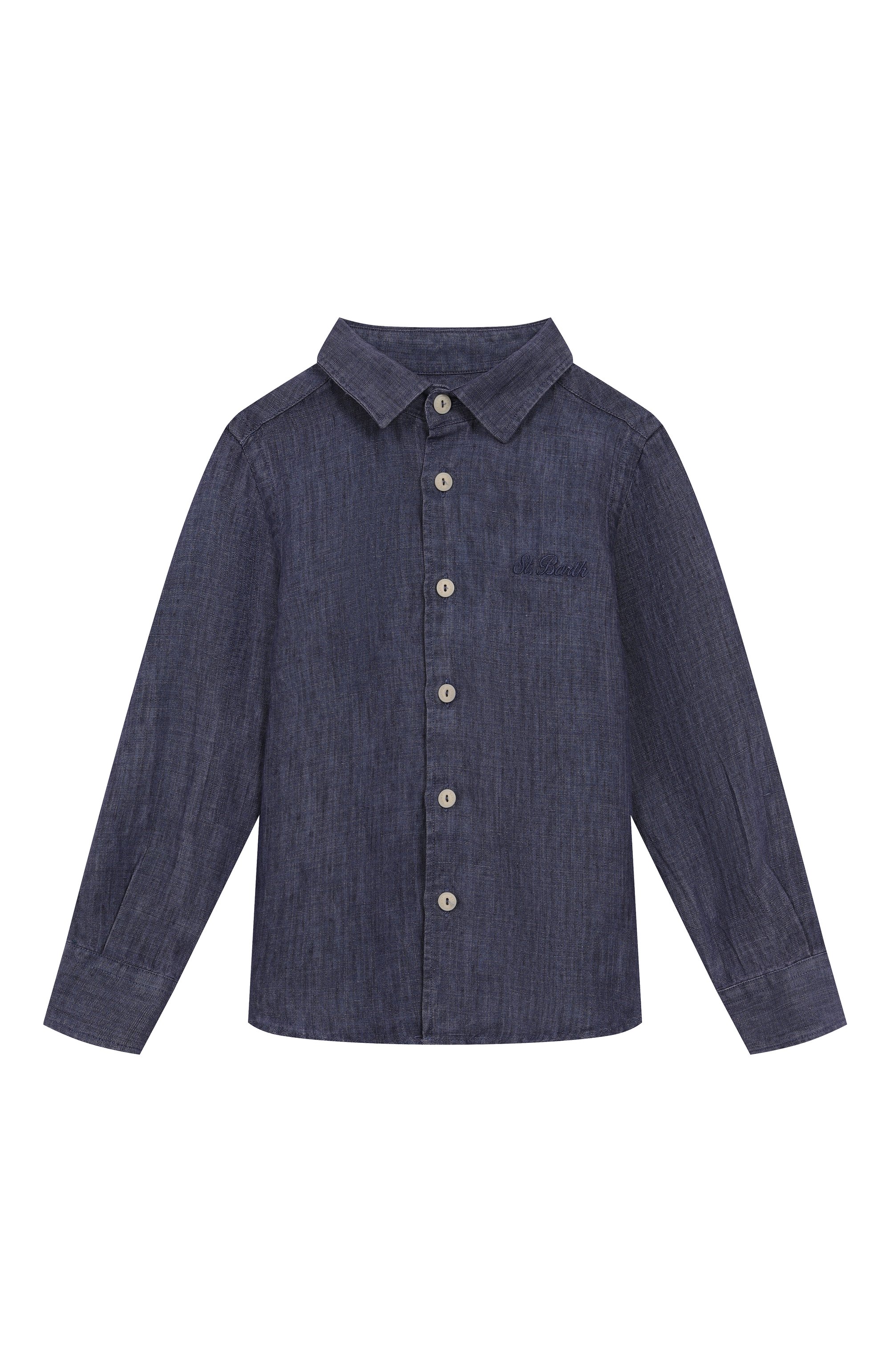 Льняная рубашка MC2 SAINT BARTH, арт. STBK AGNES/00314H, фото 1