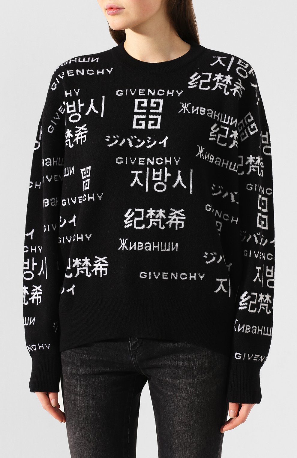 Пуловер из смеси  шерсти и кашемира GIVENCHY, арт. BW909H4Z5Z, фото 3