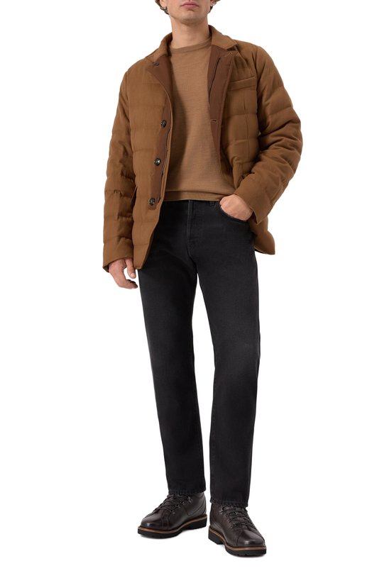 Кожаные ботинки Kiton USSA175N0012601/M Коричневый  USSA175N0012601/M Фото 2