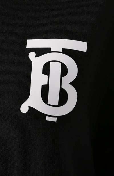 Хлопковое худи BURBERRY, арт. 8024352, фото 5