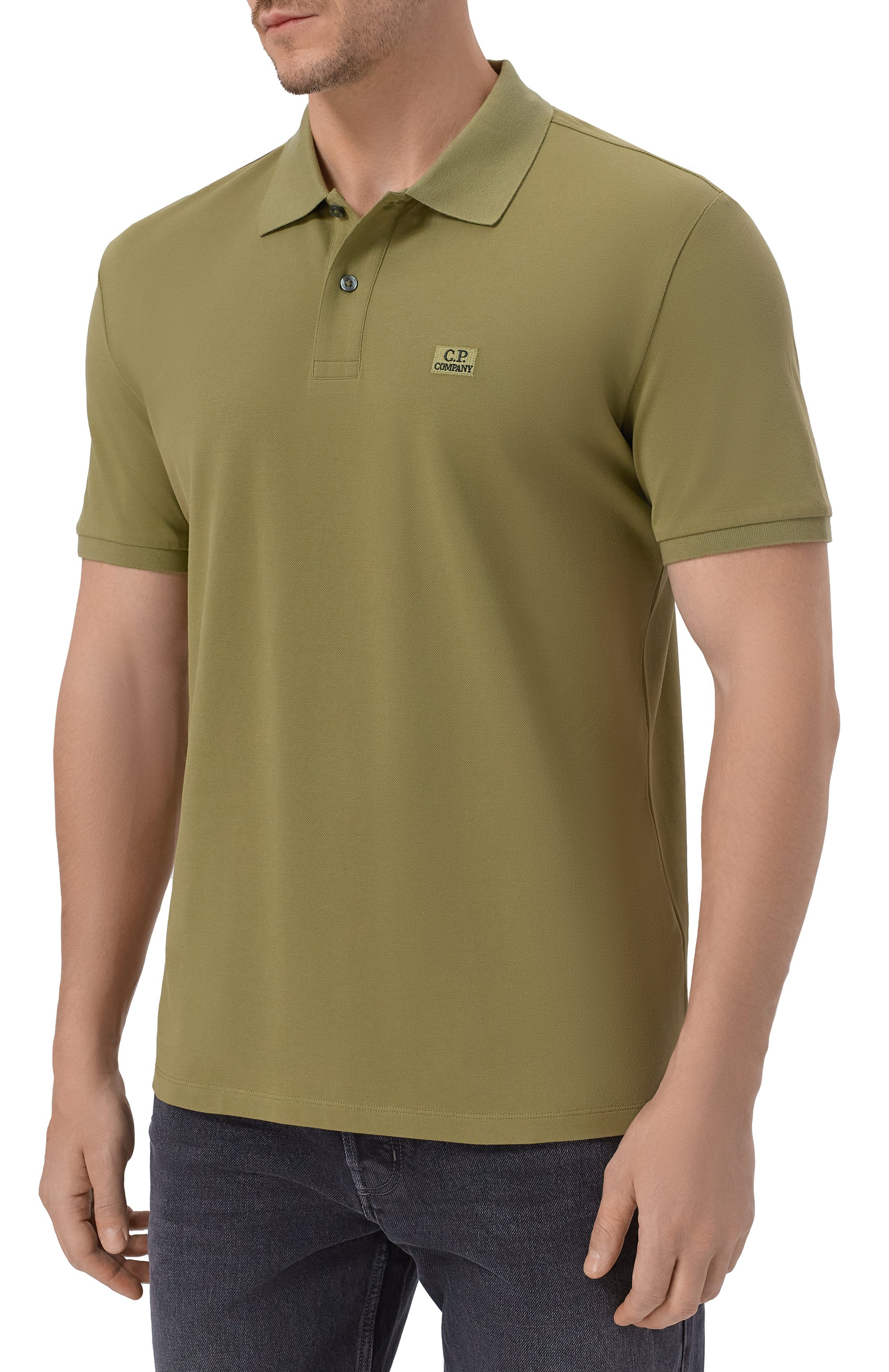 Хлопковое поло C.P. COMPANY, арт. 20CMPL721A/005263W, фото 3