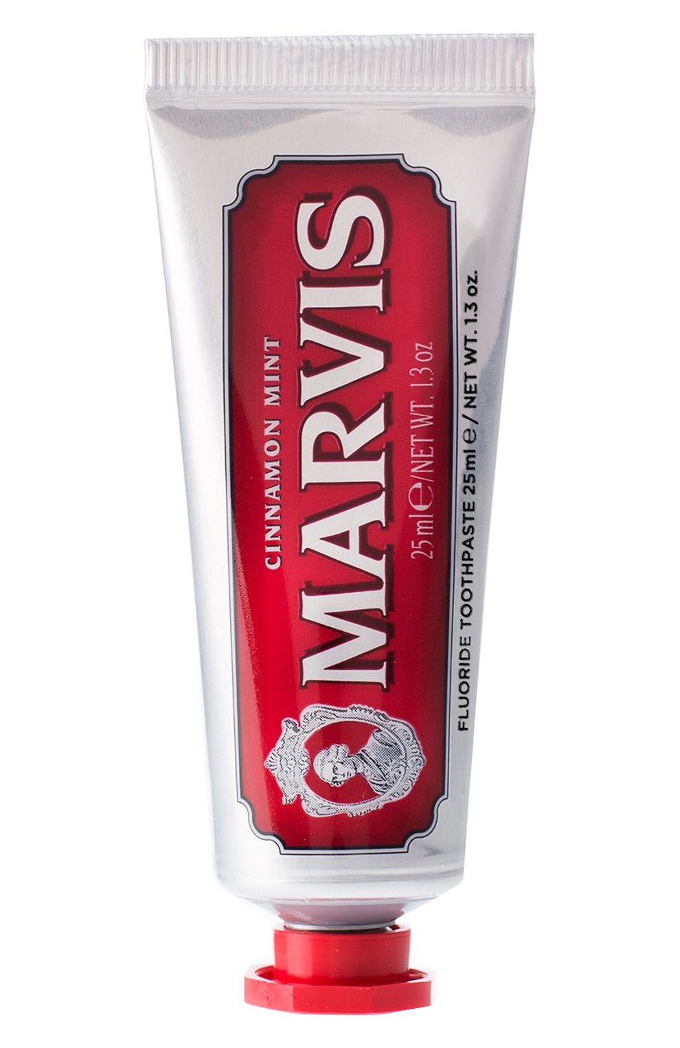 Зубная паста "мята и корица" (25ml) MARVIS бесцветного цвета по цене 450 руб., арт. 411136, фото 1 Зубная паста "мята и корица" (25ml) MARVIS, арт. 411136, фото 1