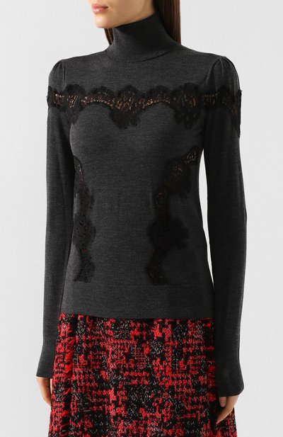 Водолазка из смеси шерсти и хлопка DOLCE & GABBANA, арт. FX509T/JAVPE, фото 3