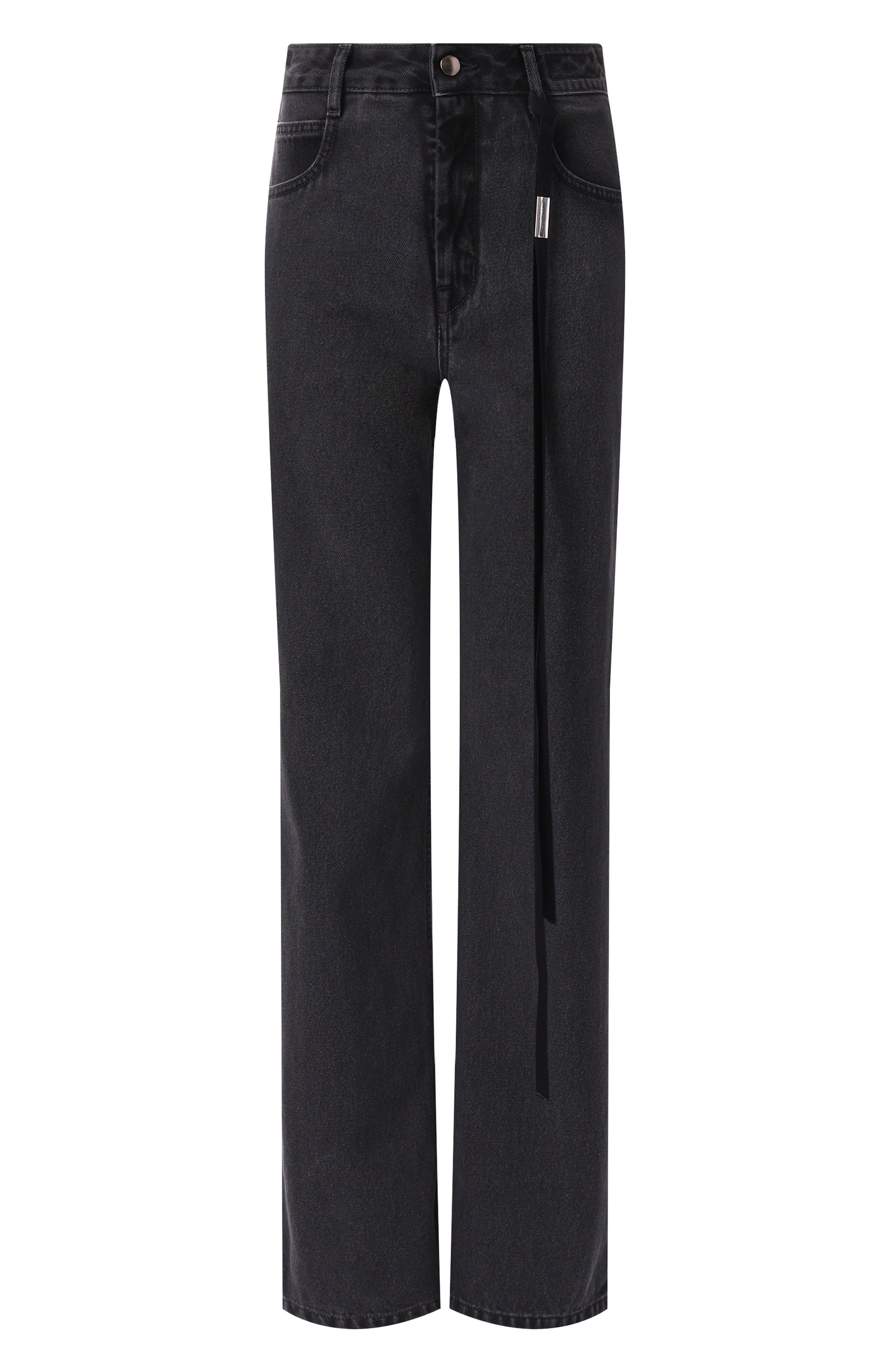 Джинсы ANN DEMEULEMEESTER темно-серого цвета по цене 72650 руб., арт. B0012724/FA039, фото 1 Джинсы ANN DEMEULEMEESTER, арт. B0012724/FA039, фото 1