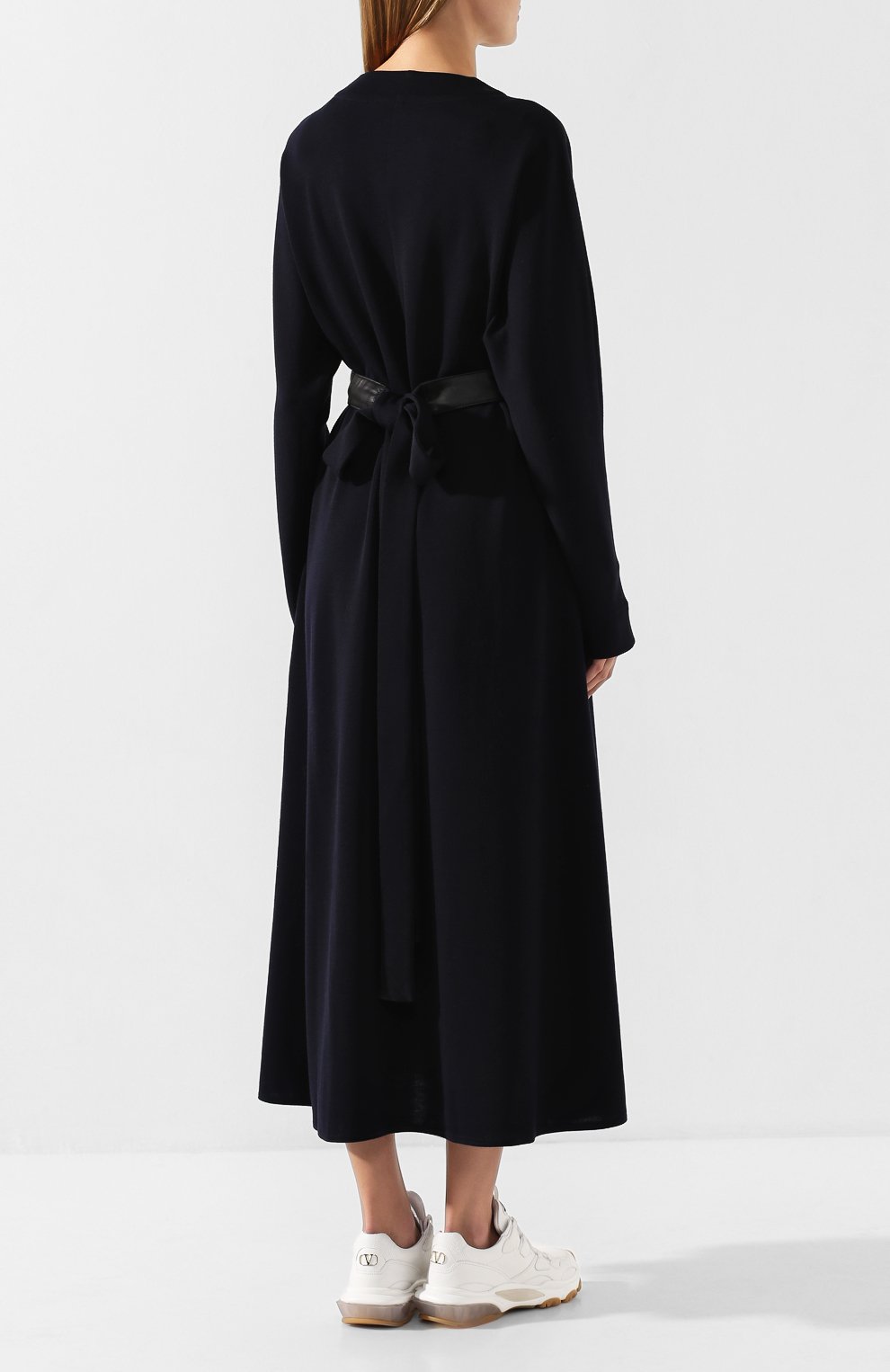 Шерстяное платье LANVIN темно-синего цвета по цене 209000 руб., арт. RW-DR358K-2414-H19, фото 4 Шерстяное платье LANVIN, арт. RW-DR358K-2414-H19, фото 4