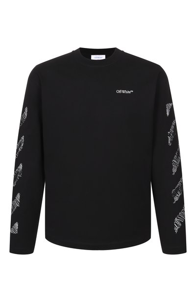 Мужская хлопковый лонгслив OFF-WHITE, арт. 0MAB09CF25JER005