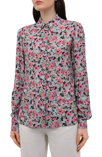 Рубашка из вискозы M MISSONI разноцветного цвета по цене 27750 руб., арт. 2DJ00130/2W006Z, фото 3 Рубашка из вискозы M MISSONI, арт. 2DJ00130/2W006Z, фото 3