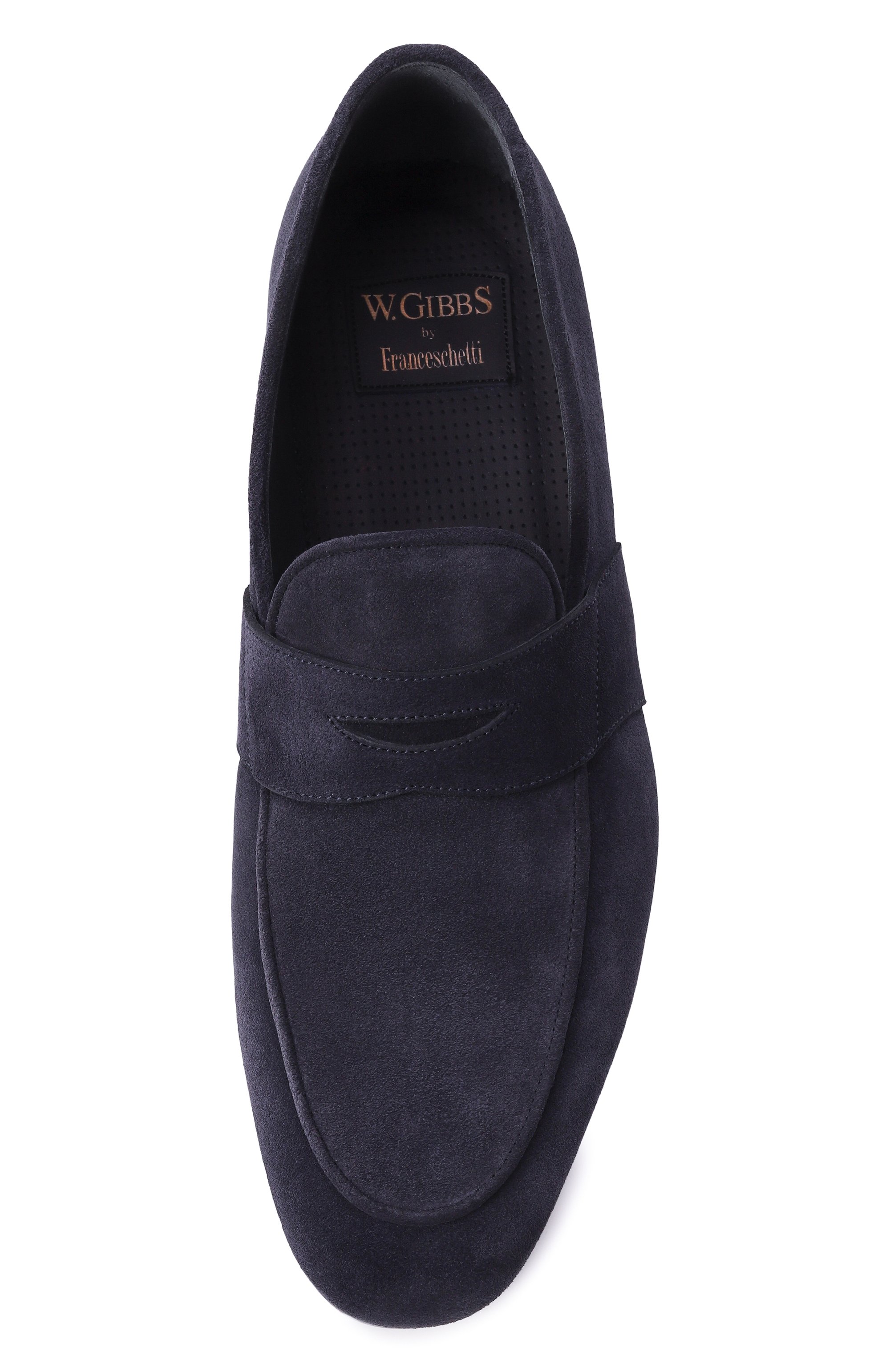 Замшевые пенни-лоферы W.GIBBS, арт. 0801011/CAM0SCI0 RAIN, фото 6