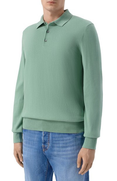 Хлопковое поло BOSS, арт. 50506025, фото 3