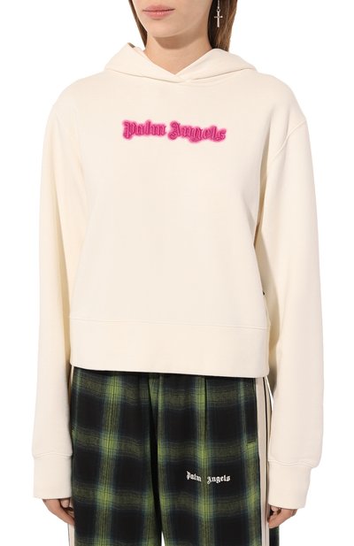 Хлопковое худи PALM ANGELS, арт. PWBB069F24FLE004, фото 3