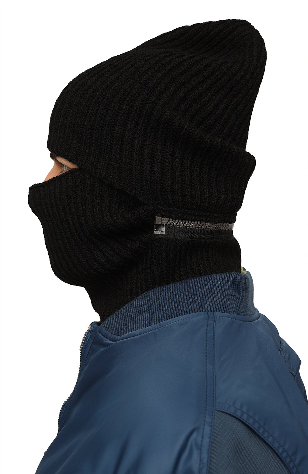 Шерстяная балаклава TRANSIT черного цвета по цене 22400 руб., арт. SCAUTRV17528, фото 2 Шерстяная балаклава TRANSIT, арт. SCAUTRV17528, фото 2