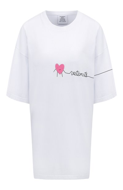 Женская хлопковая футболка VETEMENTS, арт. UA53TR270W 1610/W