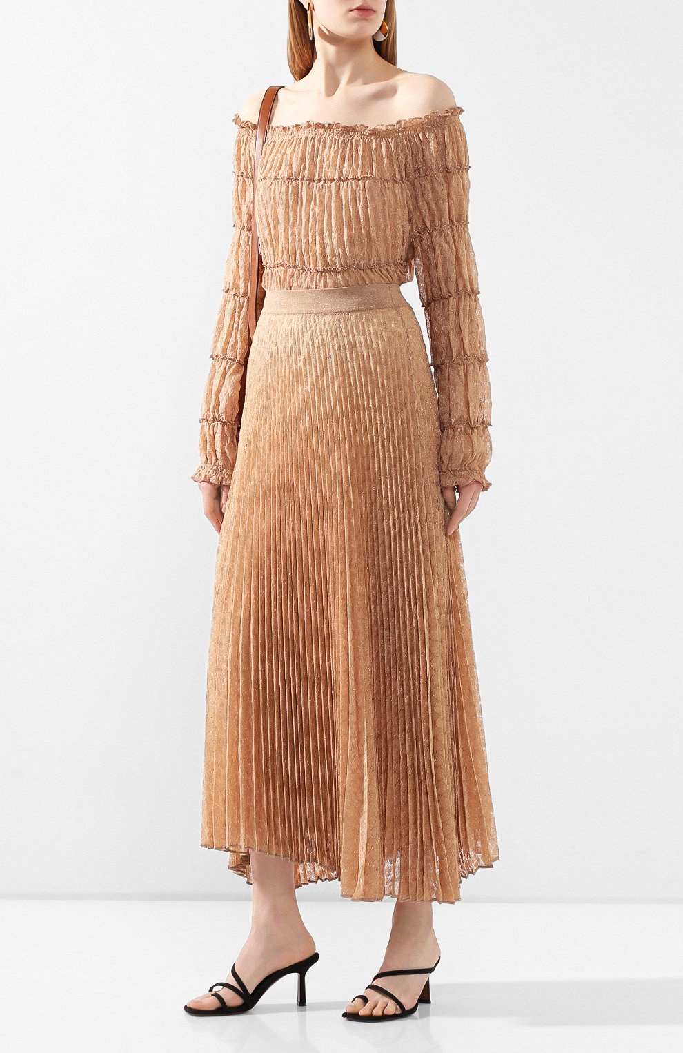 Пуловер MISSONI золотого цвета по цене 76300 руб., арт. MDN00348/BR009S, фото 2 Пуловер MISSONI, арт. MDN00348/BR009S, фото 2