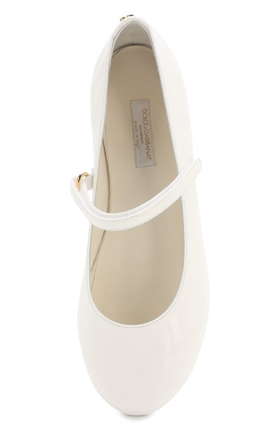 Балетки из лаковой кожи DOLCE & GABBANA, арт. D10699/A1328/37-39, фото 4