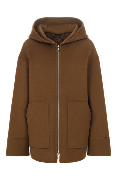 Шерстяное полупальто 12 STOREEZ коричневого цвета по цене 45000 руб., арт. 133362, фото 1 Шерстяное полупальто 12 STOREEZ, арт. 133362, фото 1