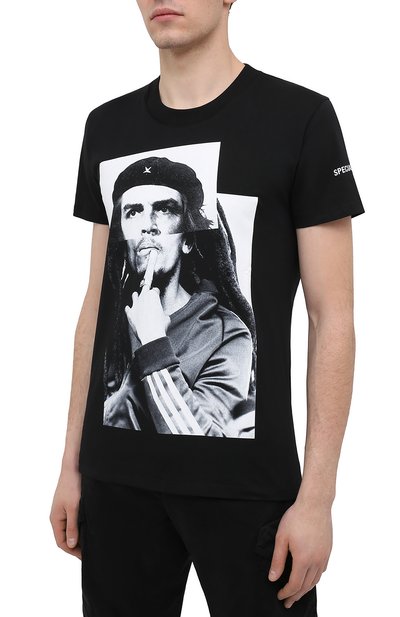 Хлопковая футболка  DIEGO VENTURINO, арт. FW20-DV TS CGM07, фото 3