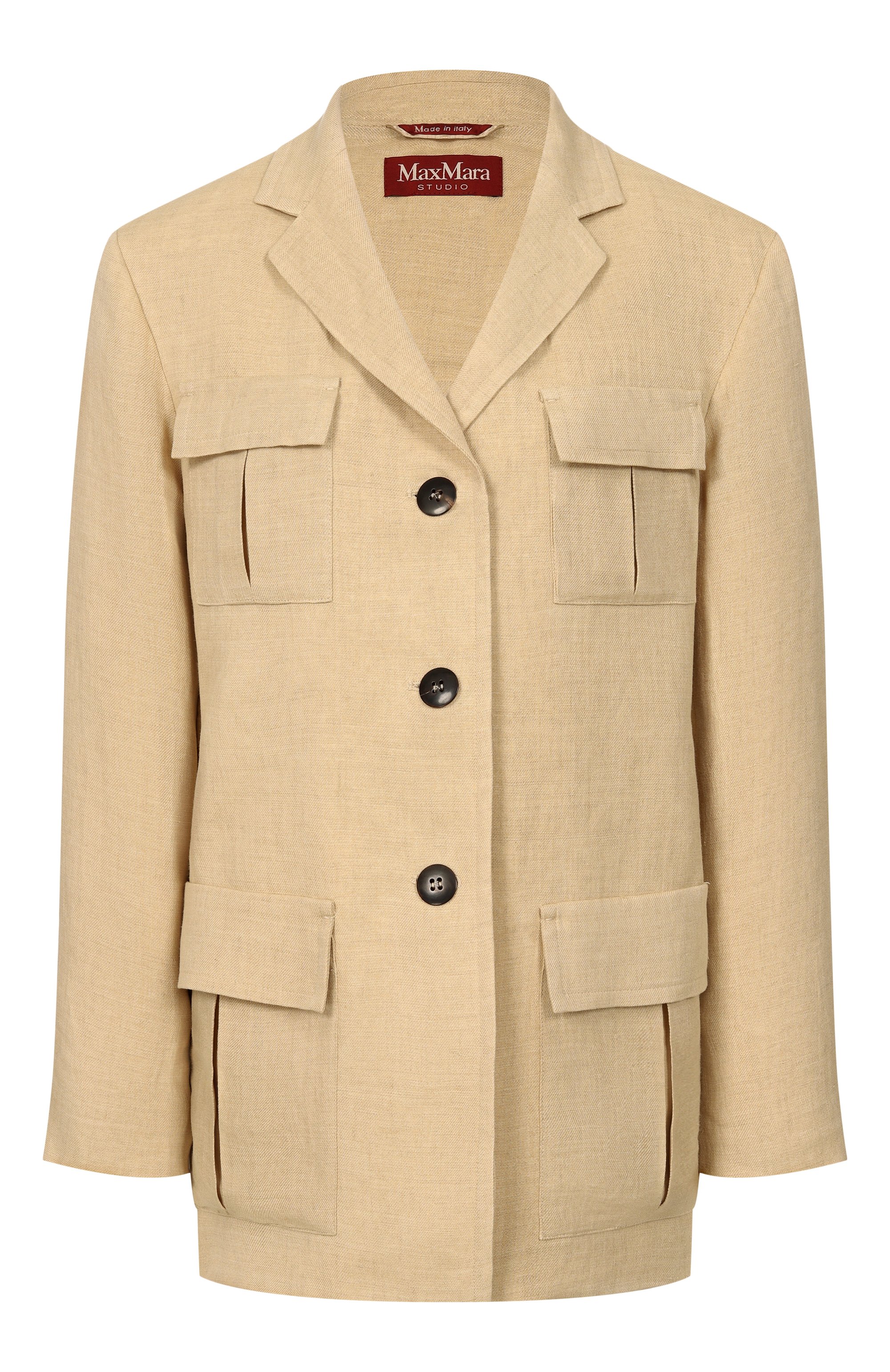 Льняной жакет MAX MARA STUDIO, арт. MSTADESS0, фото 1