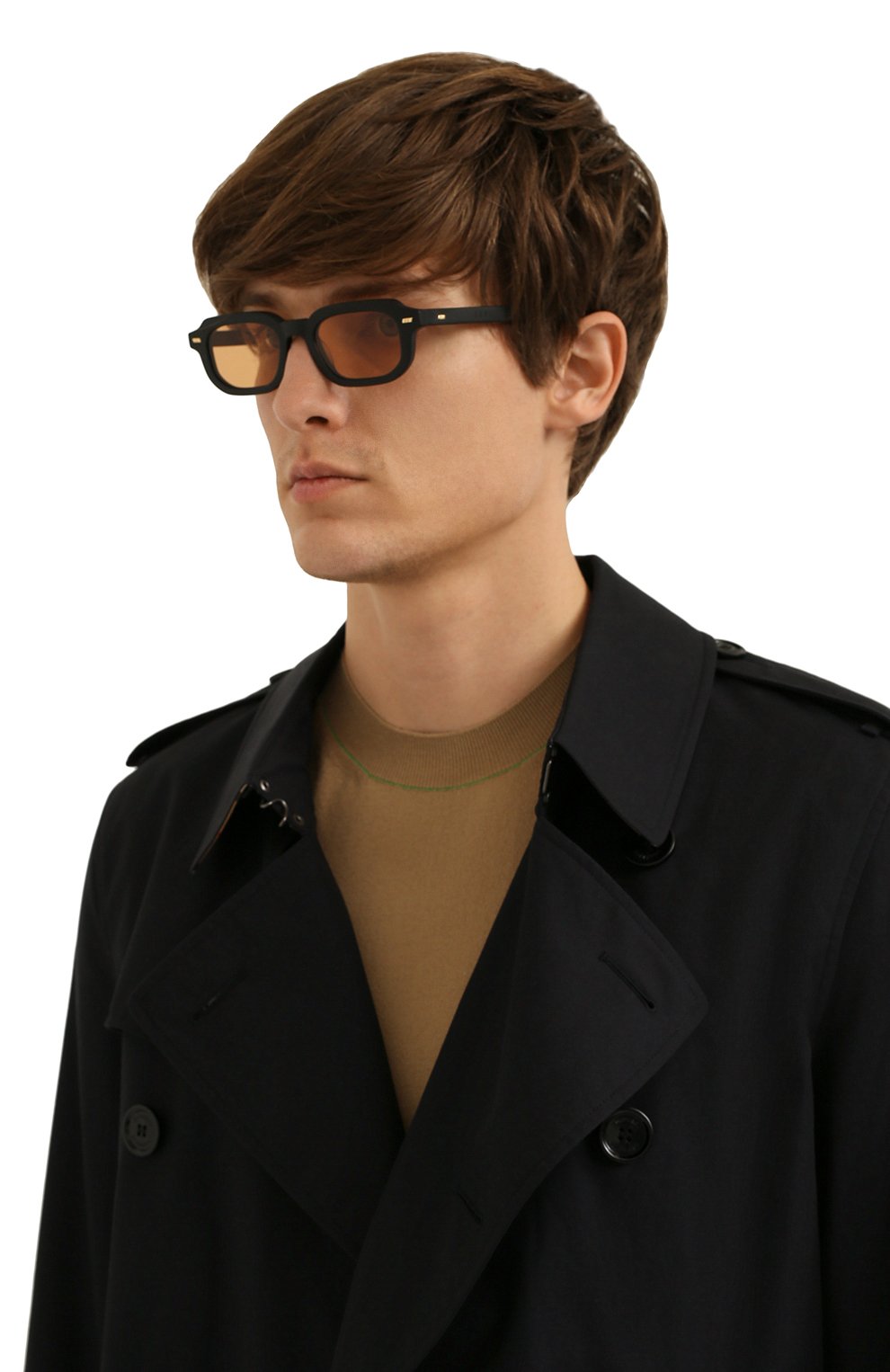 Солнцезащитные очки GAST желтого цвета по цене 21100 руб., арт. PAI SANDST0NE 04, фото 3 Солнцезащитные очки GAST, арт. PAI SANDST0NE 04, фото 3