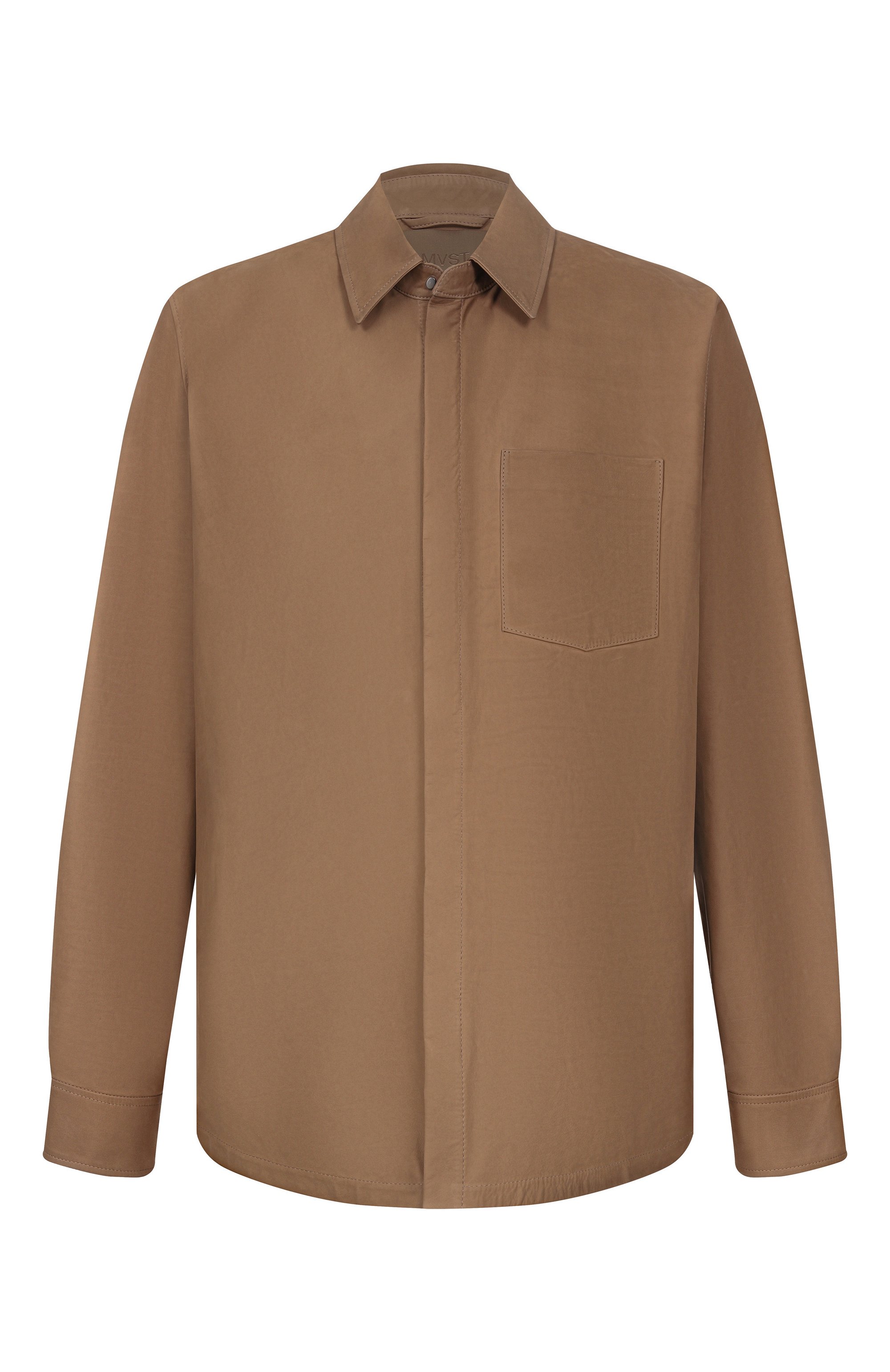 Кожаная рубашка MVST, арт. M26.2PM.L030/BABYCALF, фото 1