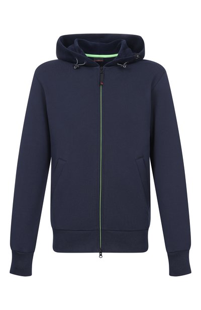 Хлопковая толстовка BOGNER FIRE+ICE темно-синего цвета по цене 27650 руб., арт. 84398517, фото 1 Хлопковая толстовка BOGNER FIRE+ICE, арт. 84398517, фото 1