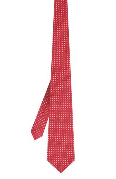 Шелковый галстук KITON красного цвета по цене 31950 руб., арт. UCRVKLC05H65, фото 3 Шелковый галстук KITON, арт. UCRVKLC05H65, фото 3