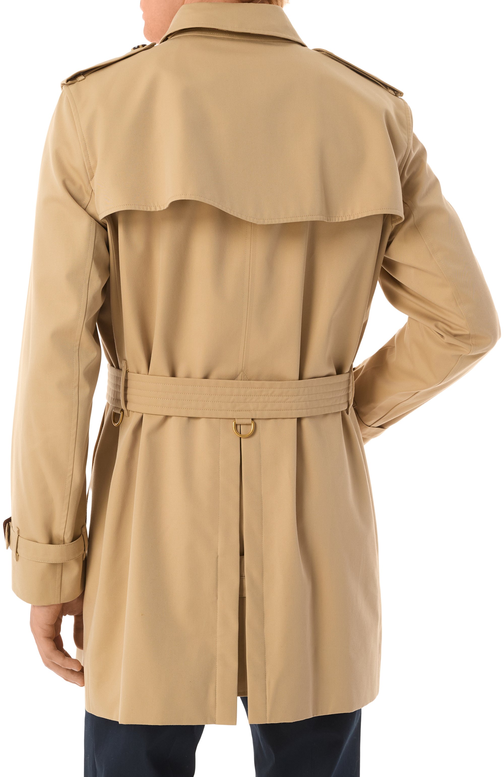 Хлопковый тренч BURBERRY, арт. 8079390, фото 4