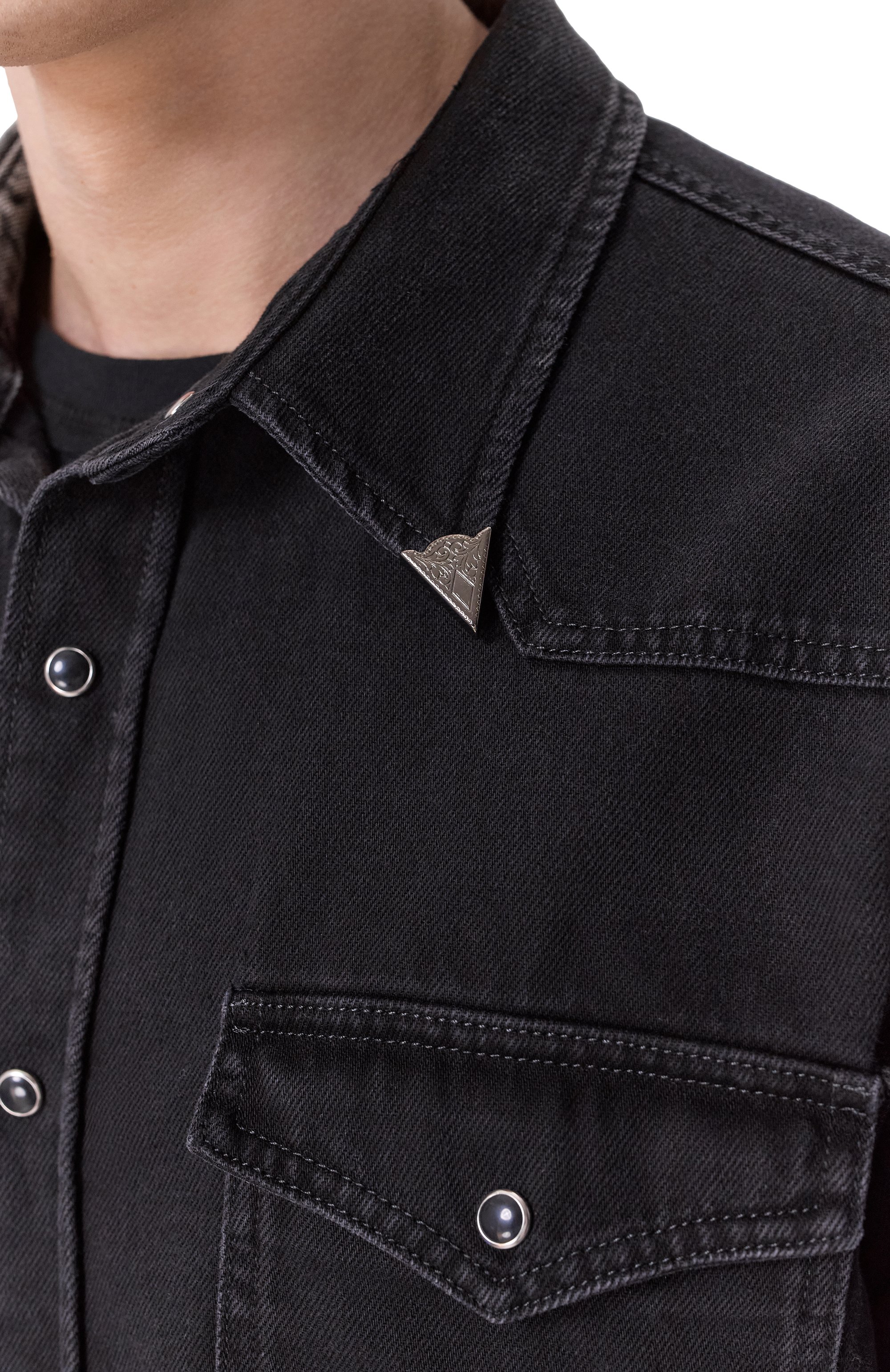 Джинсовая рубашка MM6, арт. SH2DT0024/M30011, фото 5