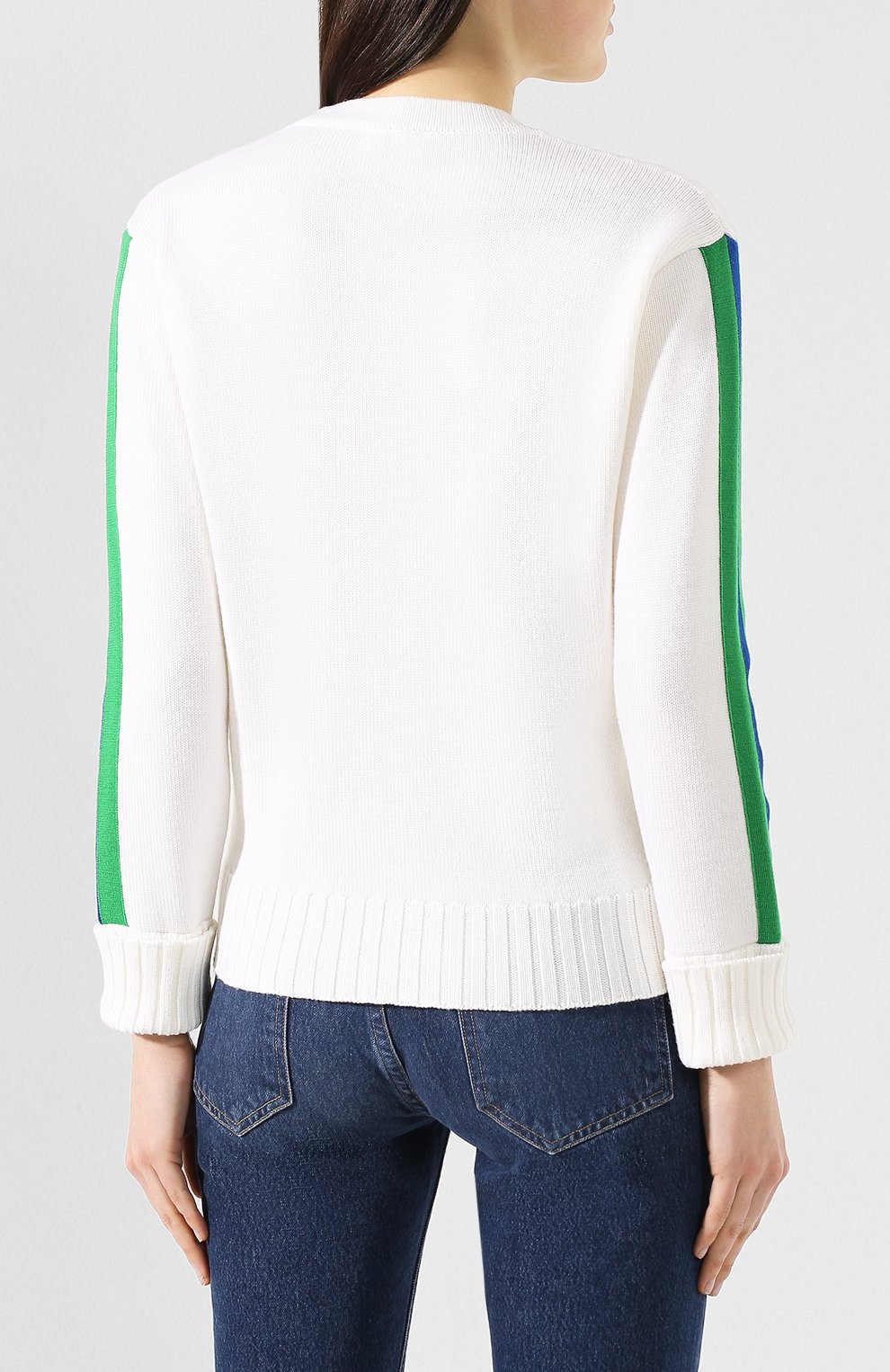 Шерстяной пуловер REDVALENTINO кремового цвета по цене 52100 руб., арт. RR3KCA09/JPN, фото 4 Шерстяной пуловер REDVALENTINO, арт. RR3KCA09/JPN, фото 4