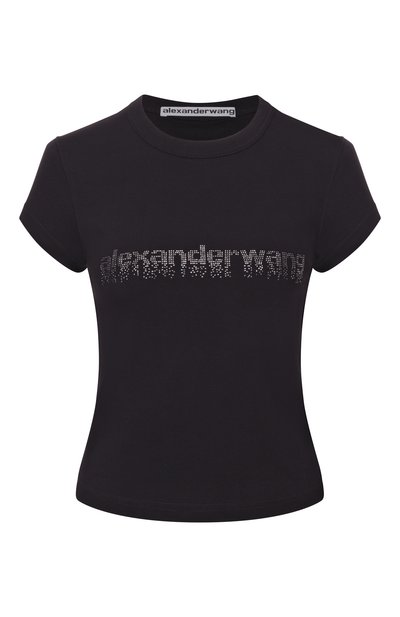 Женская футболка с отделкой стразами ALEXANDER WANG, арт. 1CC1261209