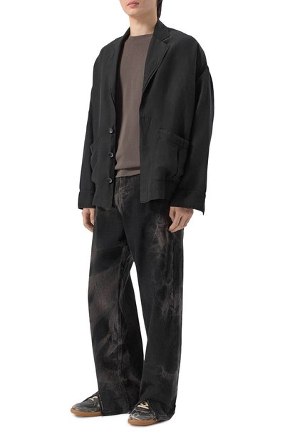 Пиджак из вискозы и льна ANDREA YA'AQOV, арт. 26MSFT43B, фото 2