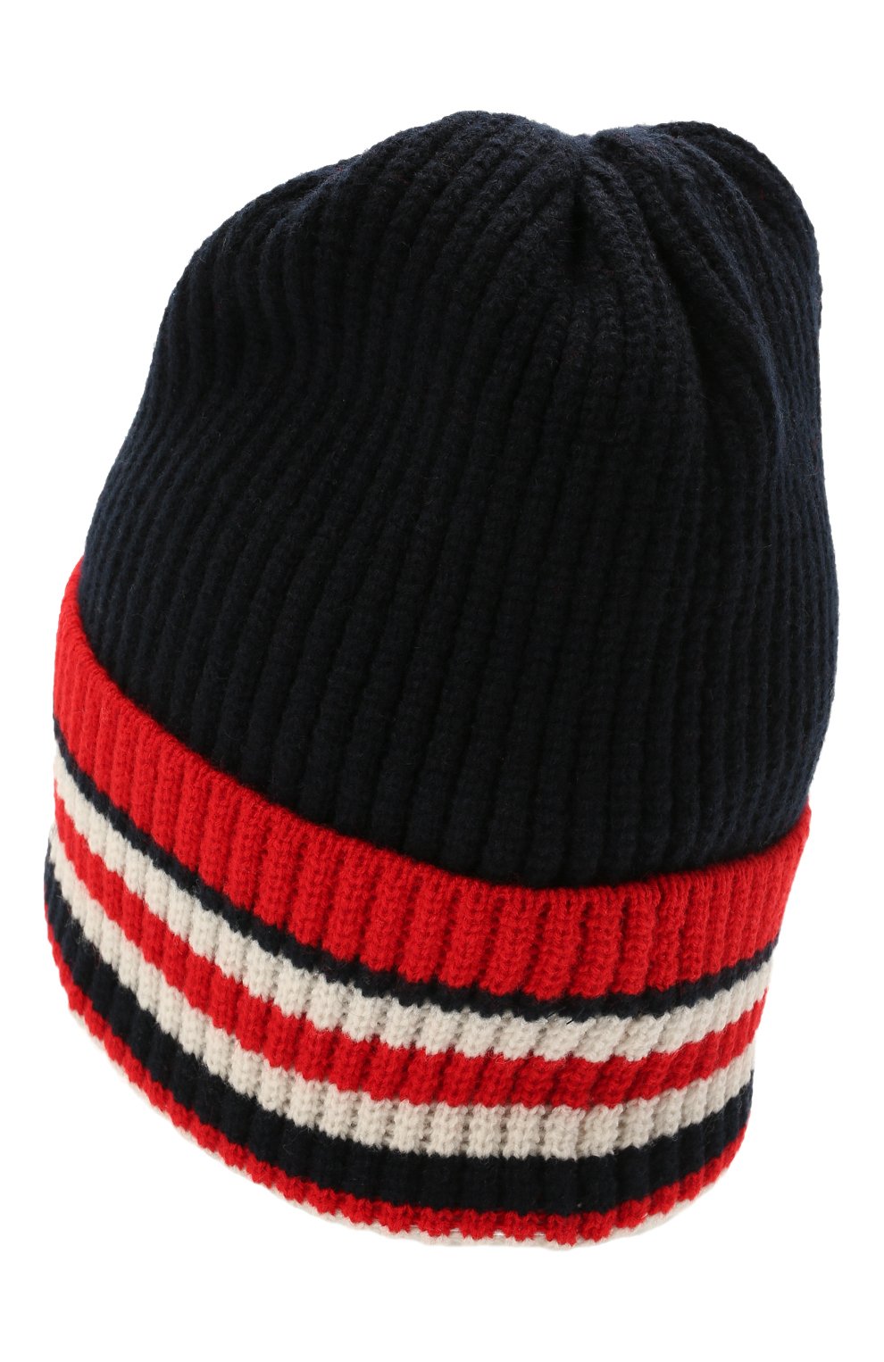 Шапка из шерсти и кашемира MONCLER темно-синего цвета по цене 33800 руб., арт. G2-091-3B000-33-M1127, фото 2 Шапка из шерсти и кашемира MONCLER, арт. G2-091-3B000-33-M1127, фото 2