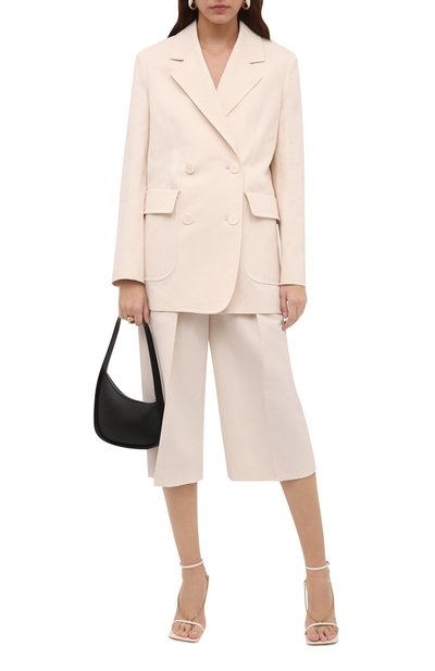 Шорты-бермуды из хлопка и льна THE ROW, арт. 5632W2042, фото 2